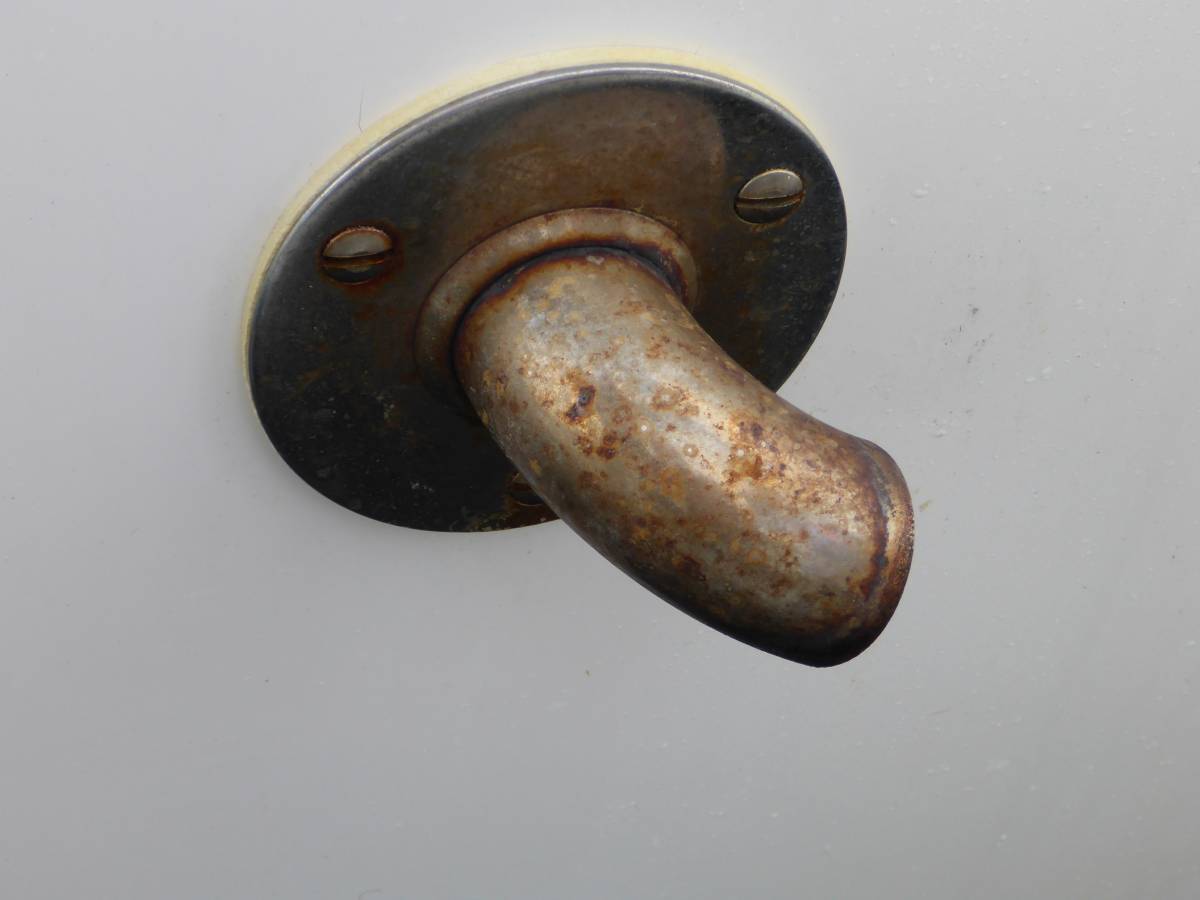 Exhaust heavily rust stained before using super stainless - the best marine stainless steel cleaner for boats effortless and efficient leaving the stainless on board your boat spotless